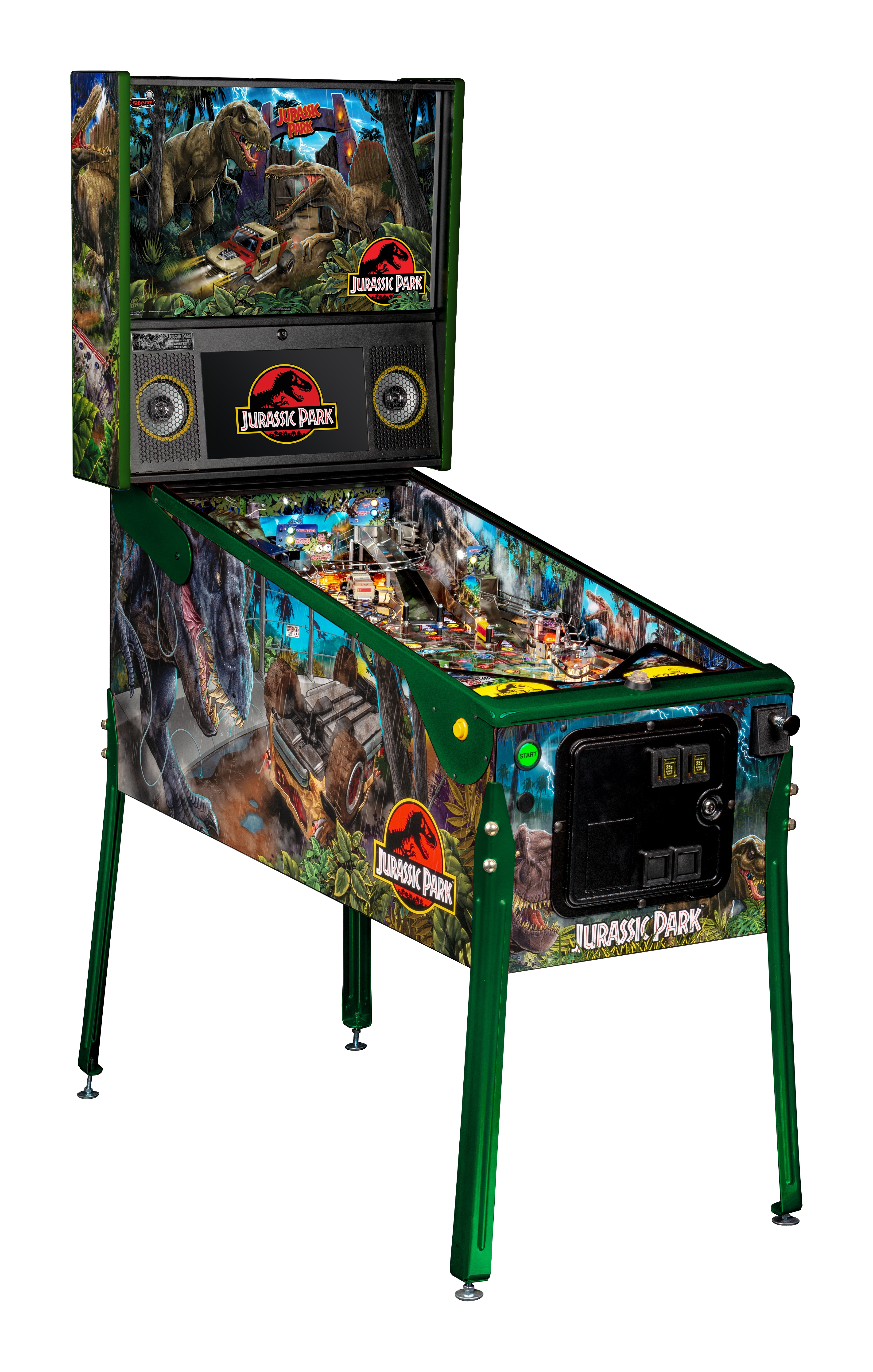 Jurassic park Pinball Playfield Metal sign